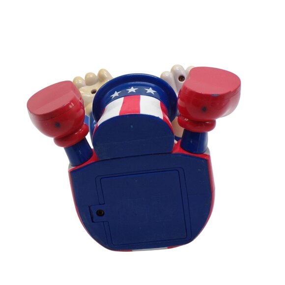 VTG Animatronic Patriotic Red White & Blue Bubble Blower Toy-Tested Works - Picture 5 of 6